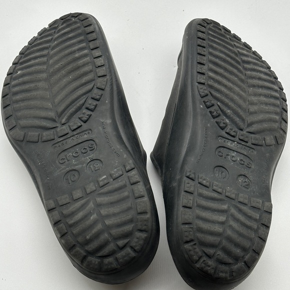 Rare CROCS Baya III Double Sole Slide Sandals Black Size Men Size 10 - Picture 9 of 11